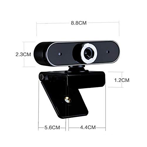 360Computer Camera USB HD 12 Million Pixel & Built-in Microphone Clip On Computer Laptop Desktop Notebookfor Conference Video Calling Remote Teaching