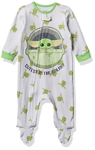 Yoda Sleep N Play White Print 0 to 3 Months