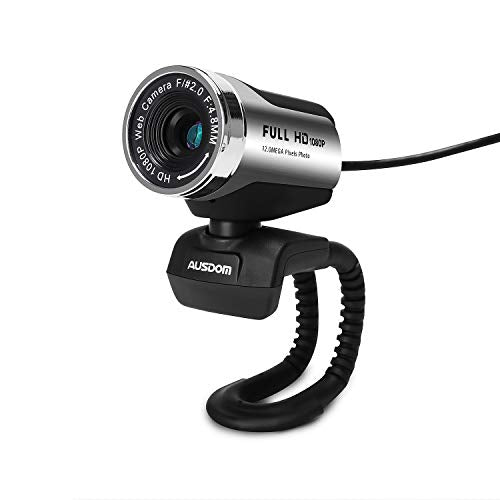 Full HD 1080P Wide Angle View Webcam with Anti-Distortion, AW615 USB Computer Camera,90-Degree FOV, auto Low-Light Correction, Plug and Play for Zoom/Skype/Teams,Conferencing and Video Calling