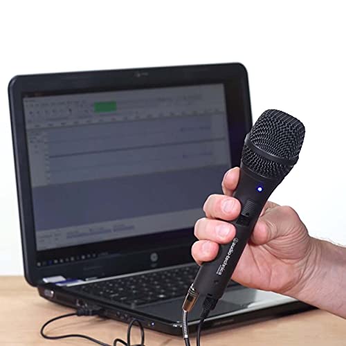 AT2005USB Cardioid Dynamic USB/XLR Microphone for PA Systems, Windows and Mac Bundle with Blucoil 1080p USB Webcam, 6" Ring Light, USB-A Mini Hub, and 3' USB Extension Cable