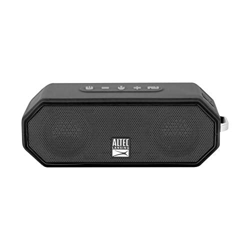 Jacket H2O 4 - Waterproof Bluetooth Speaker, Durable & Portable Speaker with Voice Assistant, 10 Hour Battery Life & 100 Foot Range, Black