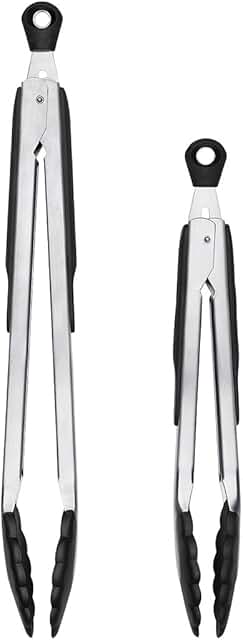 2-Piece Tongs with Nylon Heads