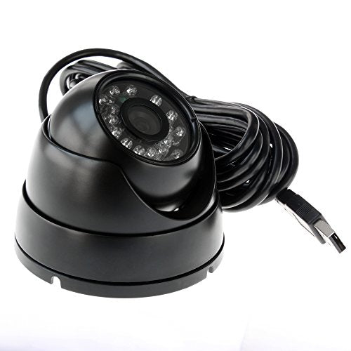 3.6mm 1080P Dome Camera with IR LED Night Vision HD Webcam