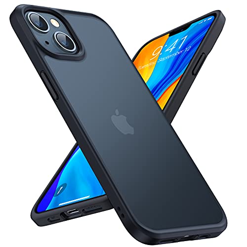 Shockproof Hard Case for iPhone 13 and 14 Black