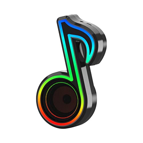 Bluetooth Speaker Mini Portable Music Note Shape Speaker for Creatives Gift Computer Speaker Phone Sound Equipment for Home,P