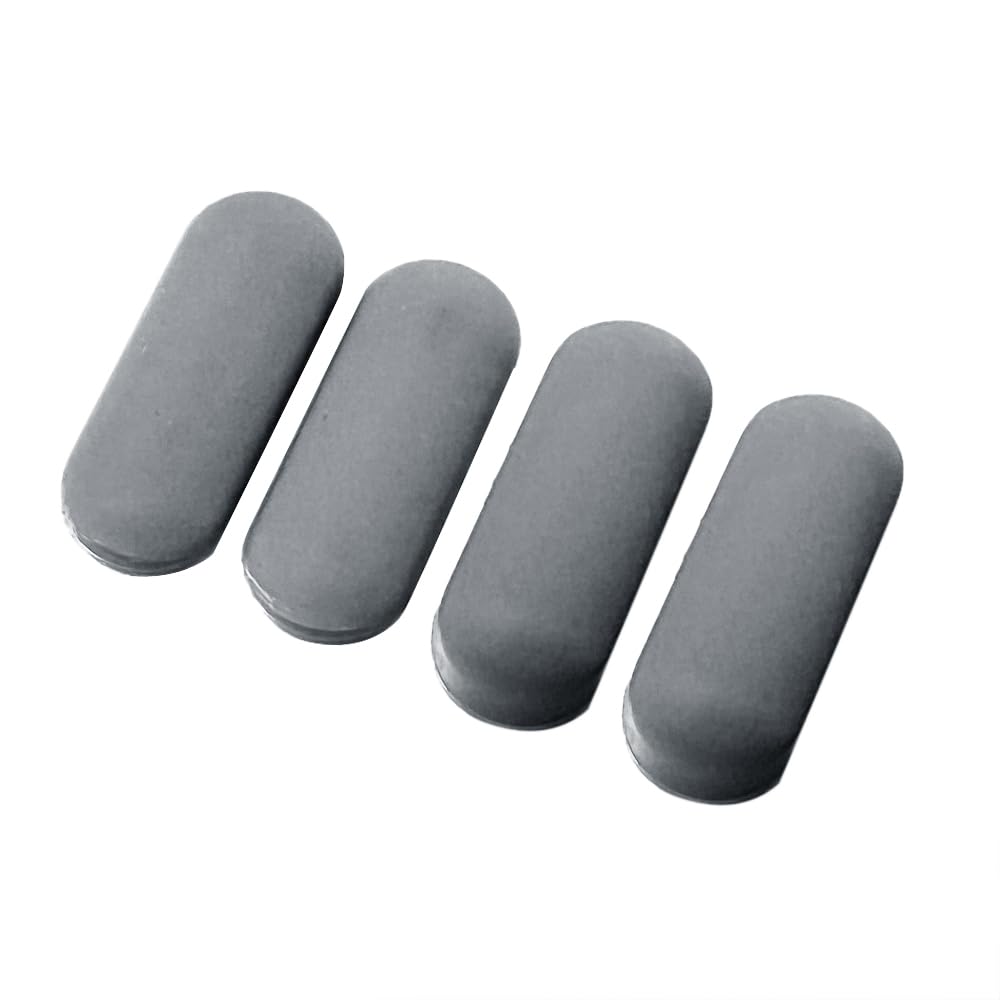 Laptop Bottom Cover Rubber Feet Set, Grey, 4 Pieces