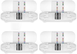 12-Strip Fiber Optic Fusion Splice Tray Pack of 4