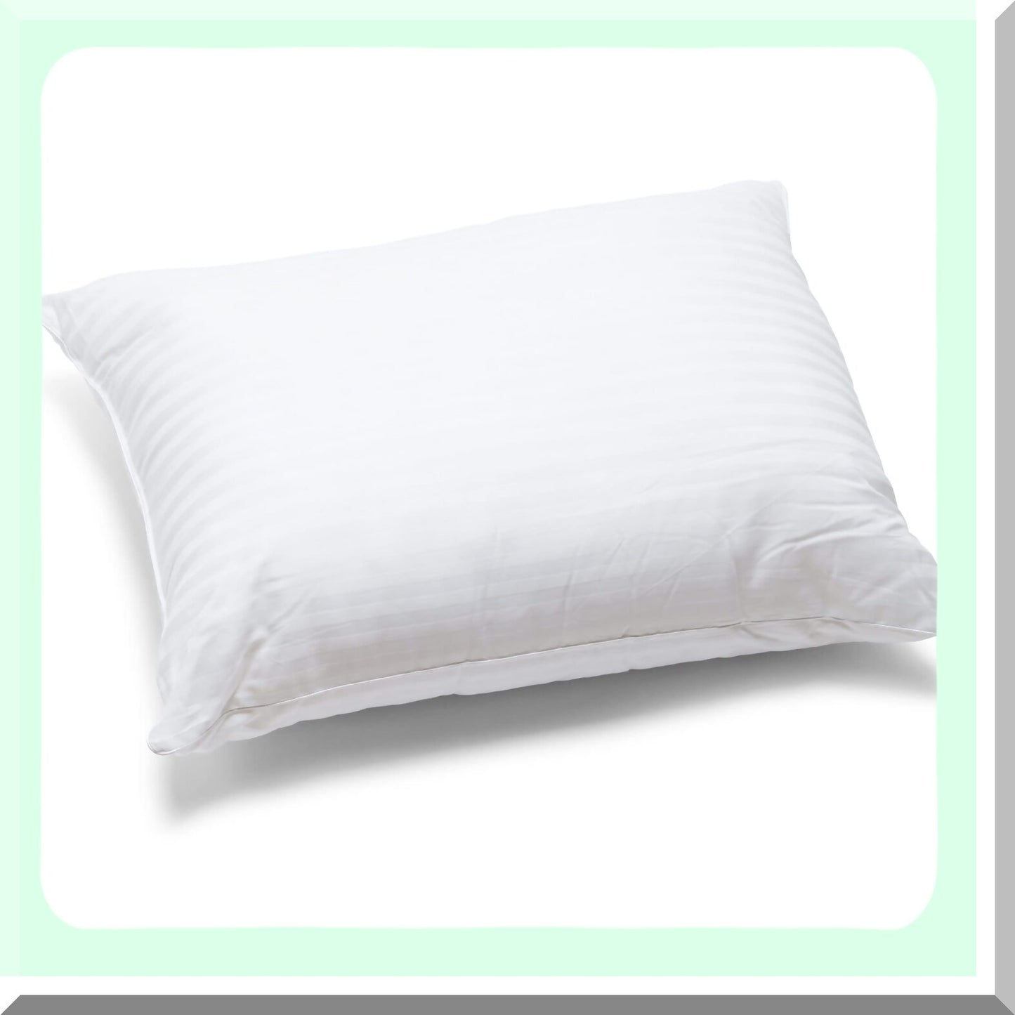 CoolBreeze Allergy-Free Pillow - Machine Washable, 20" x 26, Polyester Fill, Hotel-Grade, USA Made - Hypoallergenic Fiber for Cooling Comfort