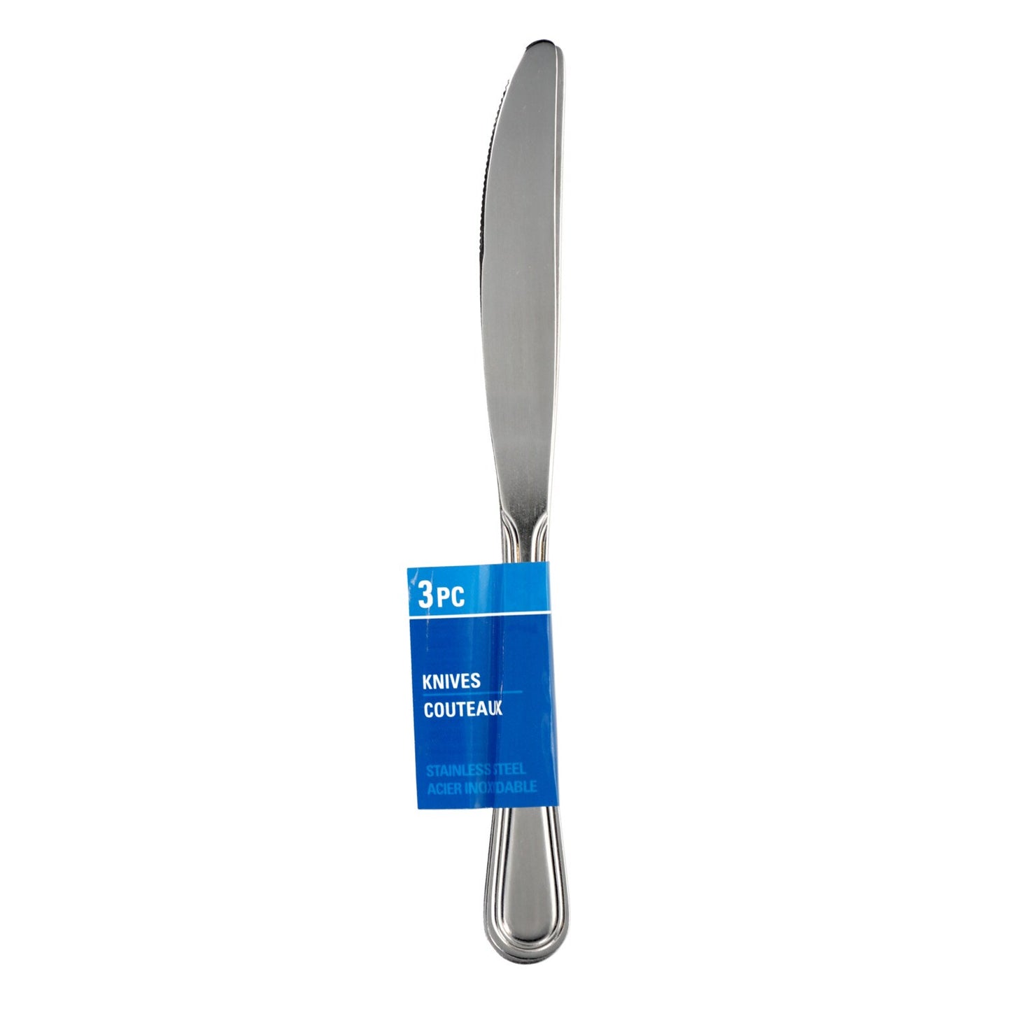 Classic Stainless-Steel Dinner Knife, 3-ct. (Pack of 24)