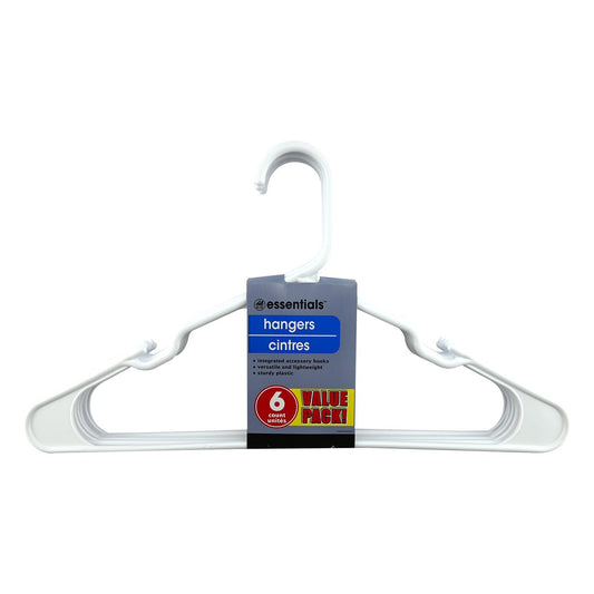 Essentials Plastic Clothing Hangers, 7-ct. Packs (Pack of 20)