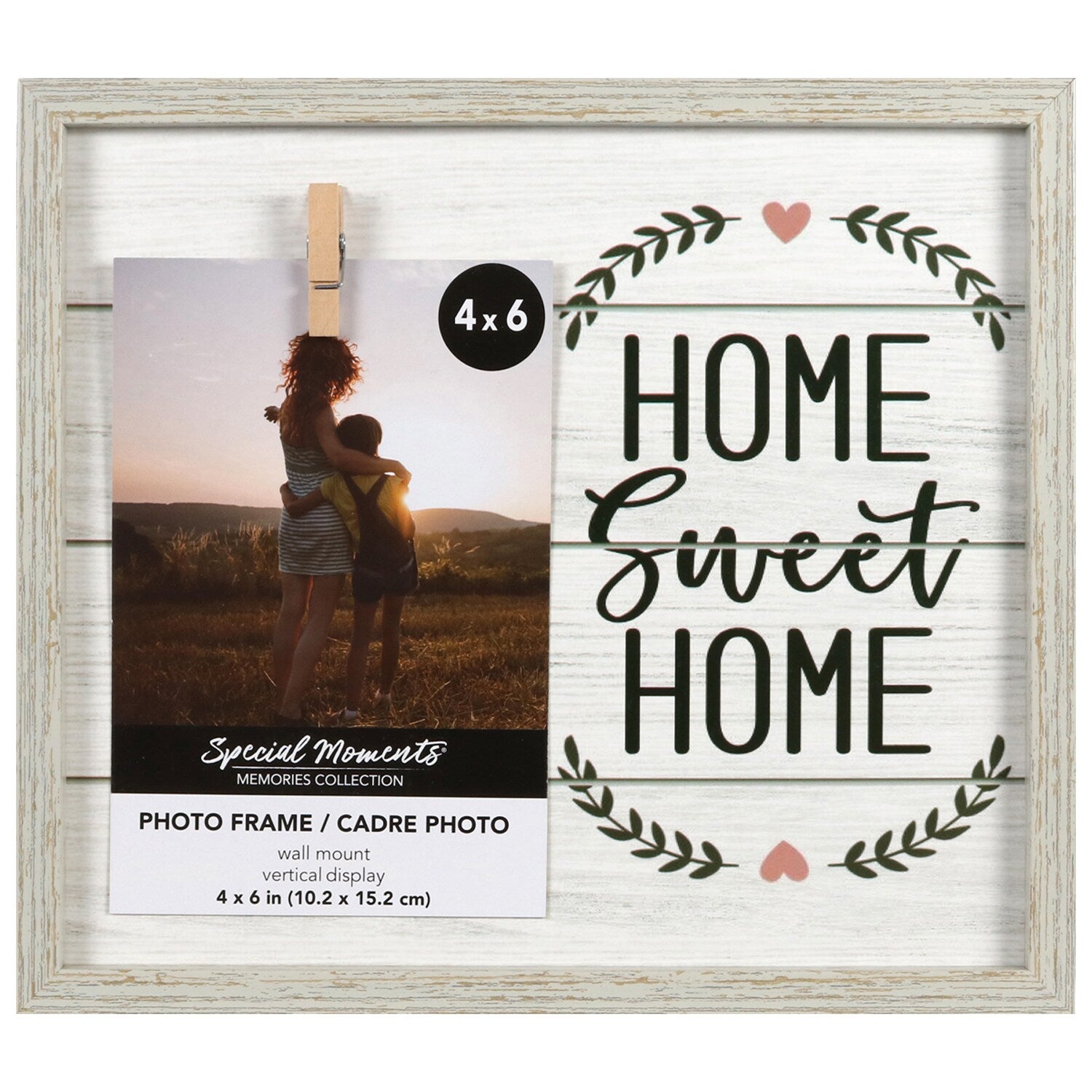 Special White Farmhouse Clip Picture Frames, 4x6 in. (Pack of 12)
