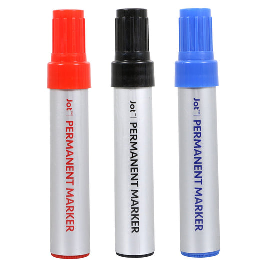 Jot Jumbo Chisel-Tip Permanent Markers (Pack of 24)