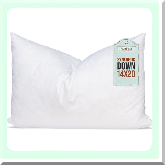 UltraPlush Body Pillow Insert - Hypoallergenic Down Alternative 14x20 Pillow Form for Large Standard Body Bed Sleeping Pillow - Soft and Cozy Decorative Pillow Insert