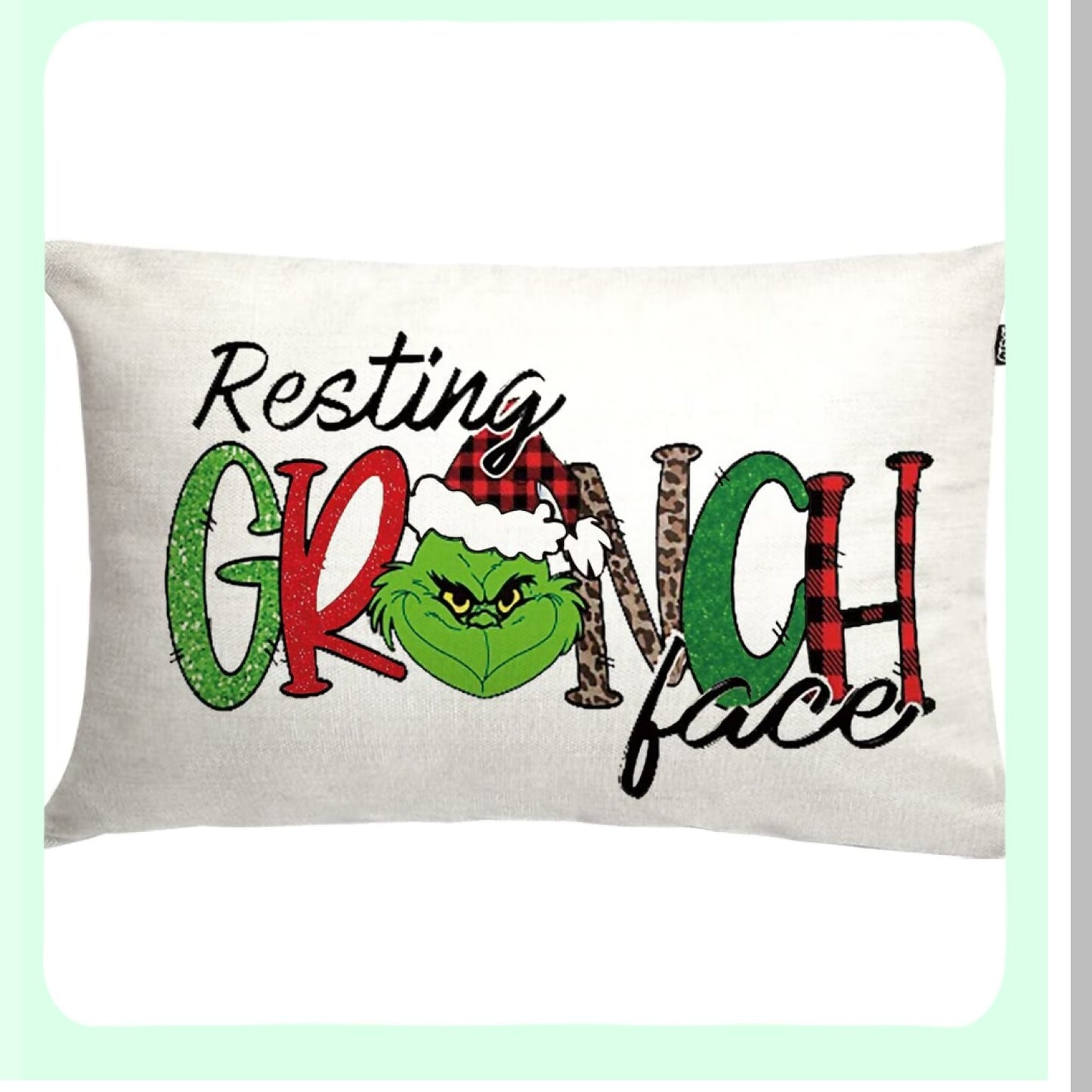 Outdoor Oasis Decorative Pillow Cover - 20x12 Inch Sofa Cushion - Weatherproof Throw Pillow Case for Patio Furniture - Cuhion Cover