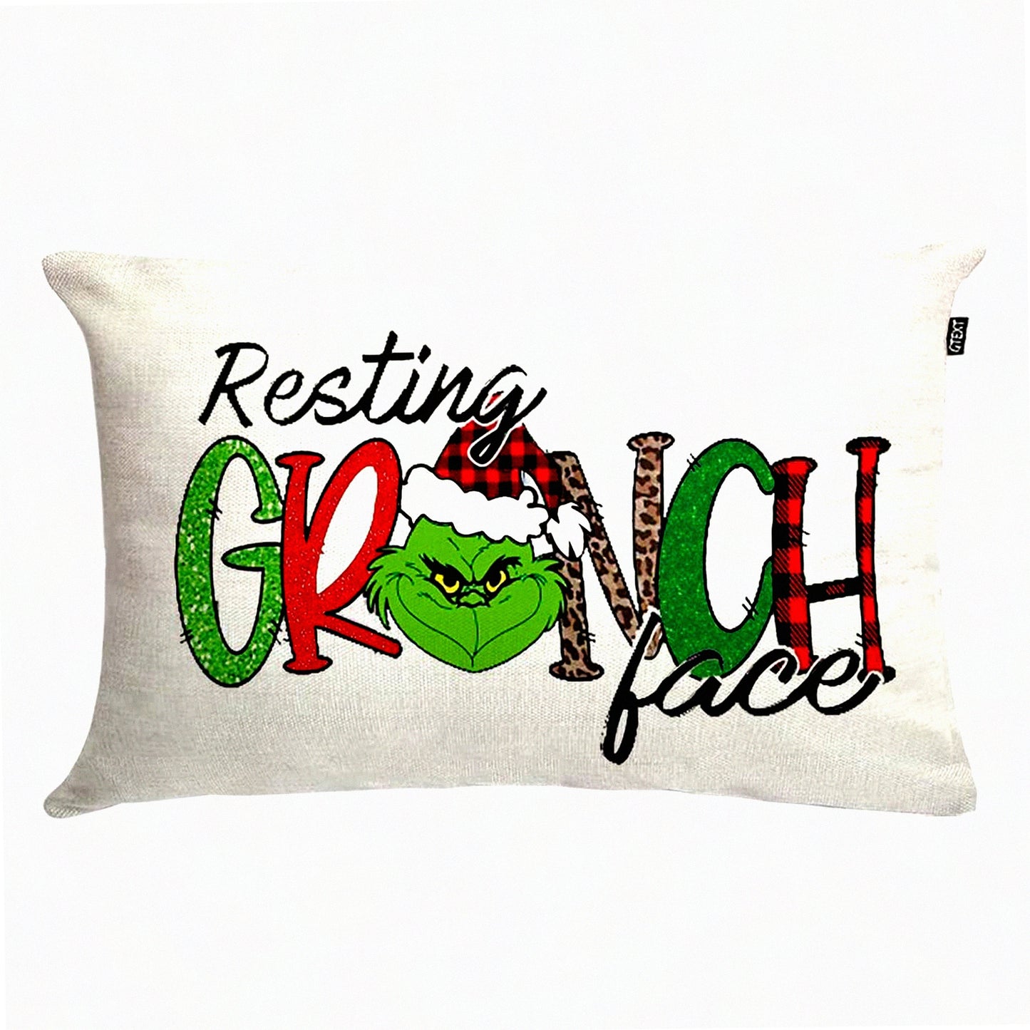 Outdoor Oasis Decorative Pillow Cover - 20x12 Inch Sofa Cushion - Weatherproof Throw Pillow Case for Patio Furniture - Cuhion Cover