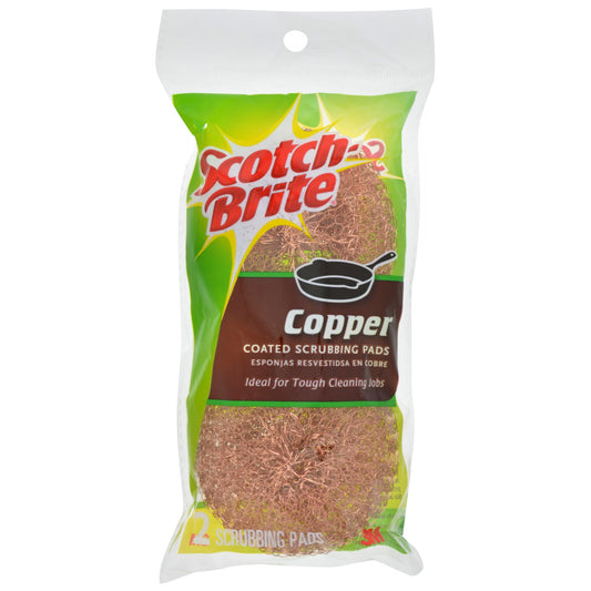 Scotch-Brite Copper-Coated Scrubbing Pads, 2-ct. Packs (Pack of 24)