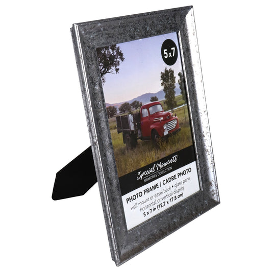 Special Memories Collection Faux Galvanized Photo Frames, 5x7 in. (Pack of 12)
