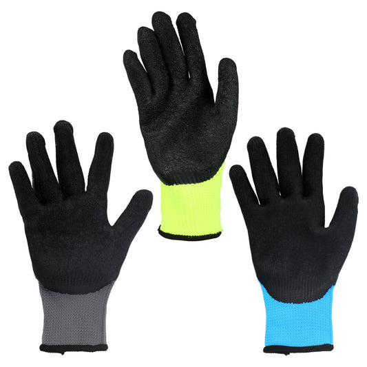 Tool Bench Hardware Heavy Duty Latex Gloves, 1 Pair Packs (Pack of 24)