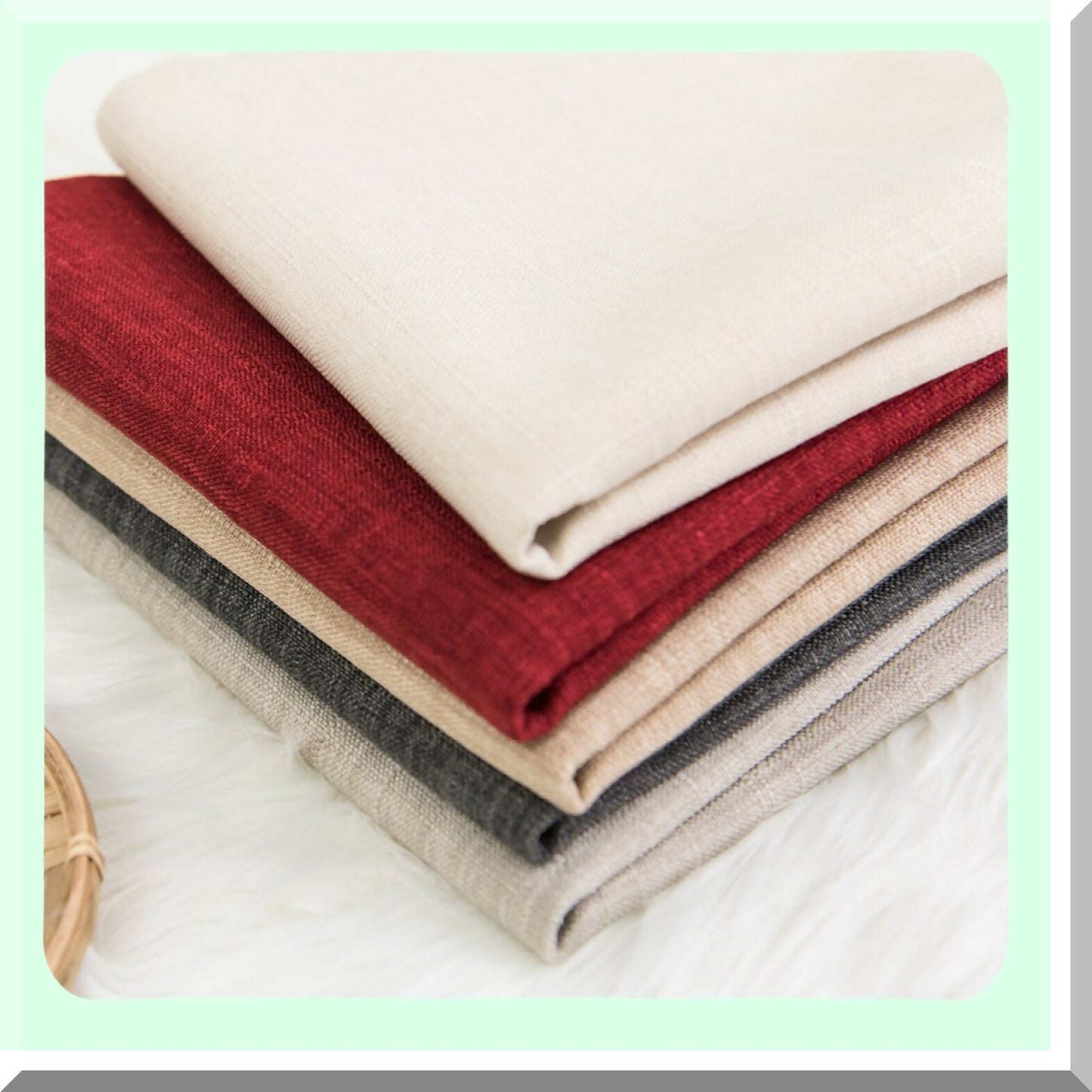 Pure White Linen Baby Pillowcase - Soft Cushion Cover for Nursery Decor (12x20 inch, 30 x 50 cm) - Light and Cozy Linen Fabric - Elegant Home Accent