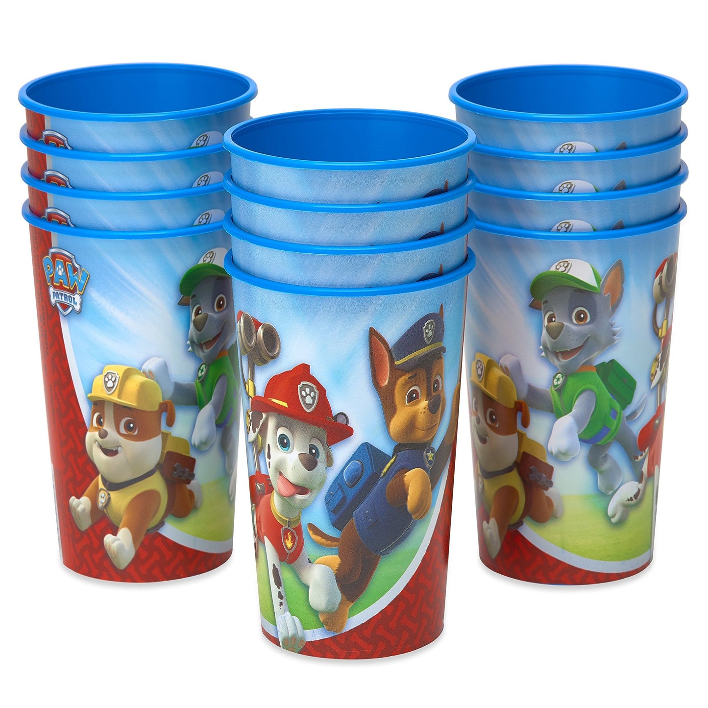 Paw Patrol Party Cups 16 oz. Reusable 12-Pack
