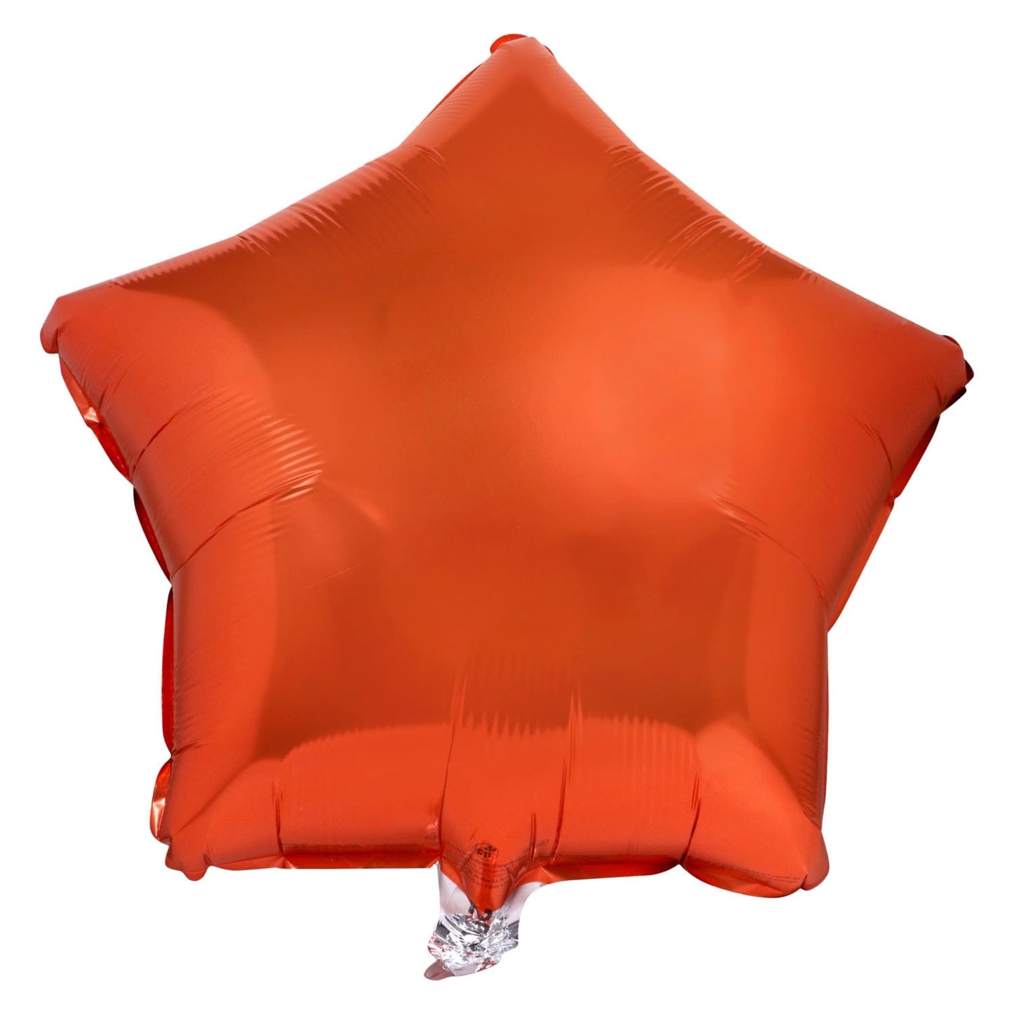 Orange Star-Shaped Foil Balloons, 18-in. (Pack of 5)