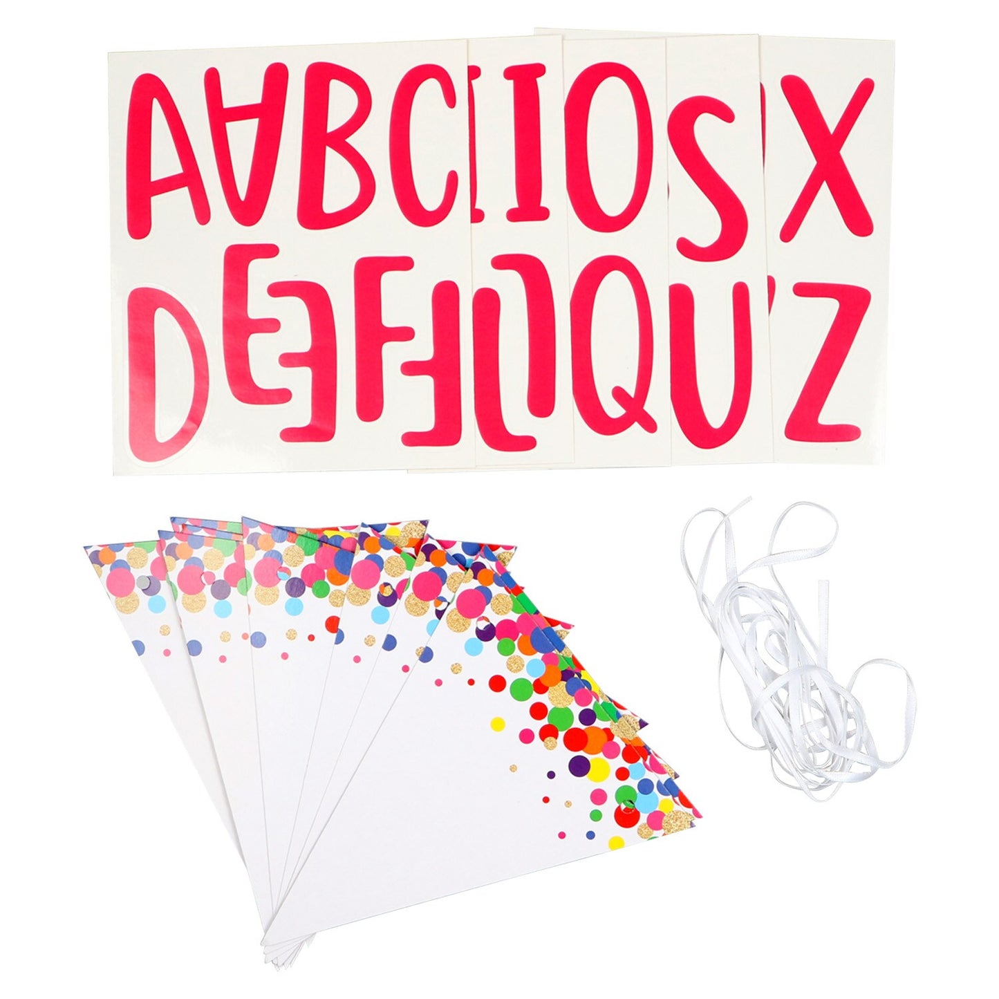 Personalized Flag Banners, 7-ft. (Pack of 24)