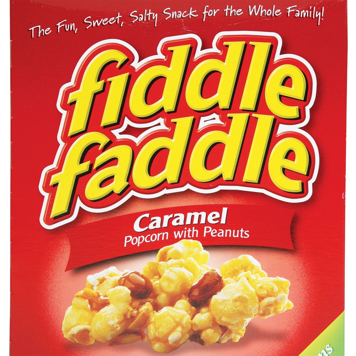 Fiddle Faddle Caramel Popcorn with Peanuts, 6-oz. Boxes (Pack of 12)