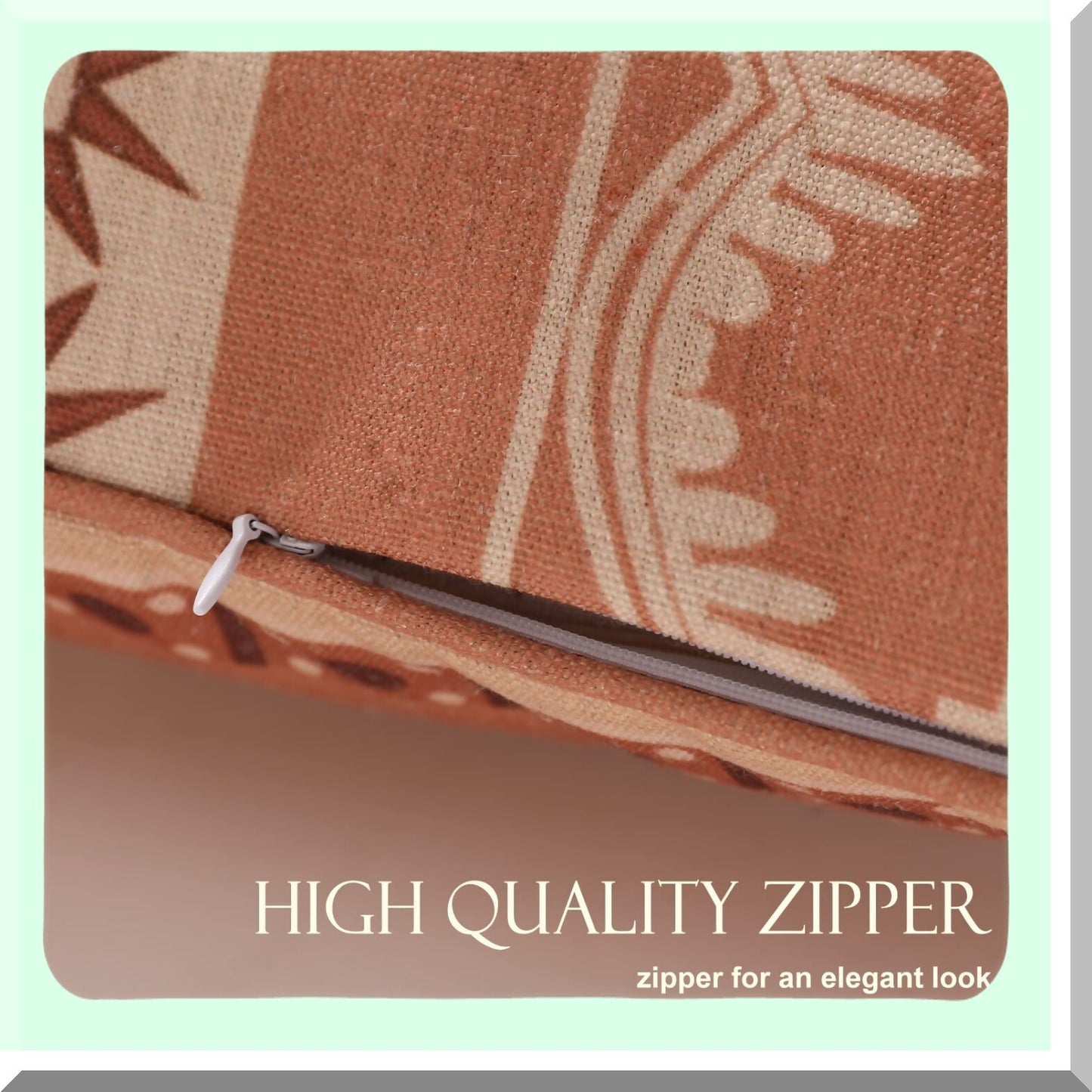 Floral Linen Soft Decorative Pillow Covers - Set of 4 Durable Cushion Cases for Couch, Bedroom, Car, Living Room - Cozy Home Décor