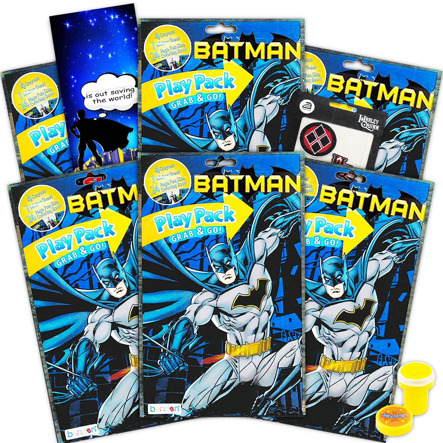 Party Favors Pack with Coloring Books, Stickers, and Crayons