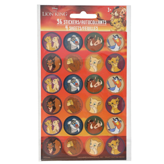 Disney The Lion King Stickers, 96-ct. Packs (Pack of 24)