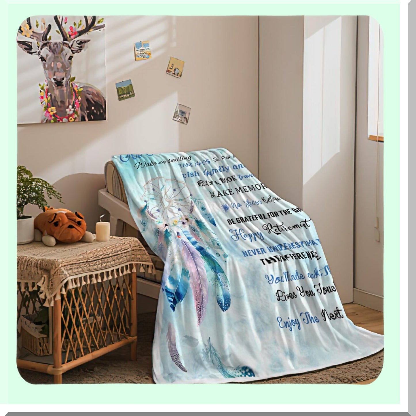 CozyFarewell 2023: Warm Throw Blanket for Retirement, Goodbye & Farewell Gifts for Coworkers