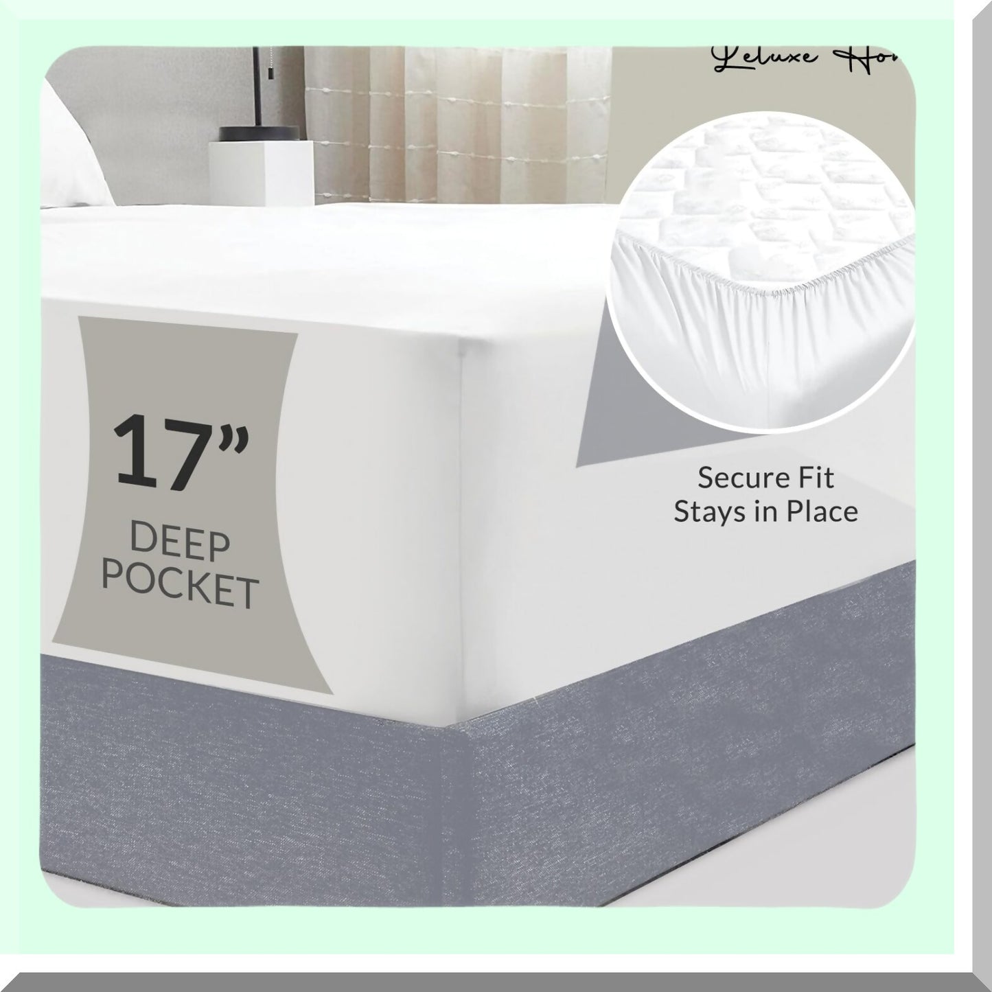 LuxurySoft Queen Size Microfiber Sheet Set - 4 Piece Wrinkle-Free Bed Sheets with Deep Pockets - Extra Soft Queen Bedding Set in Camel Color