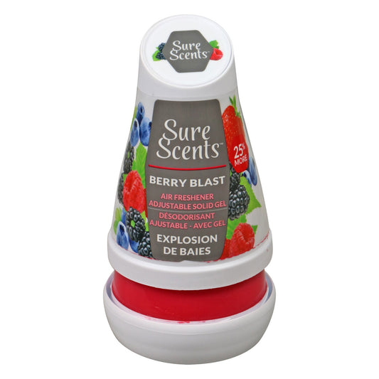 Sure Scents Gel Air Fresheners, 7 oz. Containers (Pack of 24)