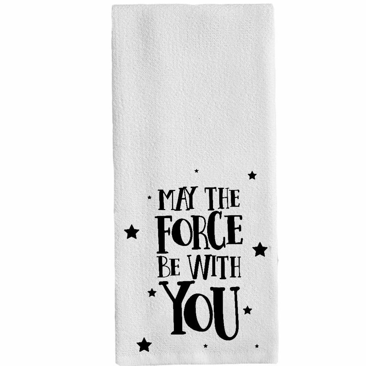 May The Force Be With You Hand Bathroom Towels 14x30 Inch