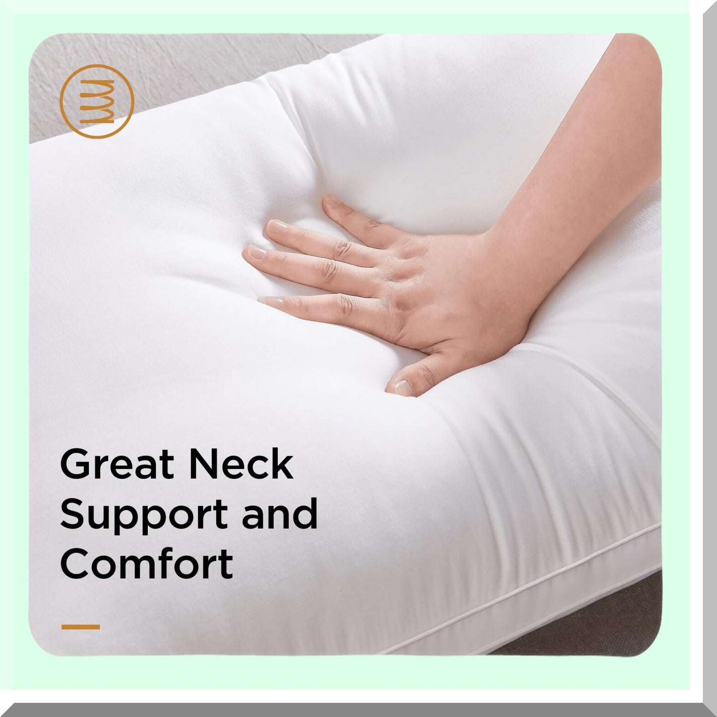 ArcticDream Cooling Pillows - 4 Pack Luxury Hotel Quality with Premium DownLike Filling for Back, Stomach or Side Sleepers - Soft & Comfortable - Standard Size White Set of 4