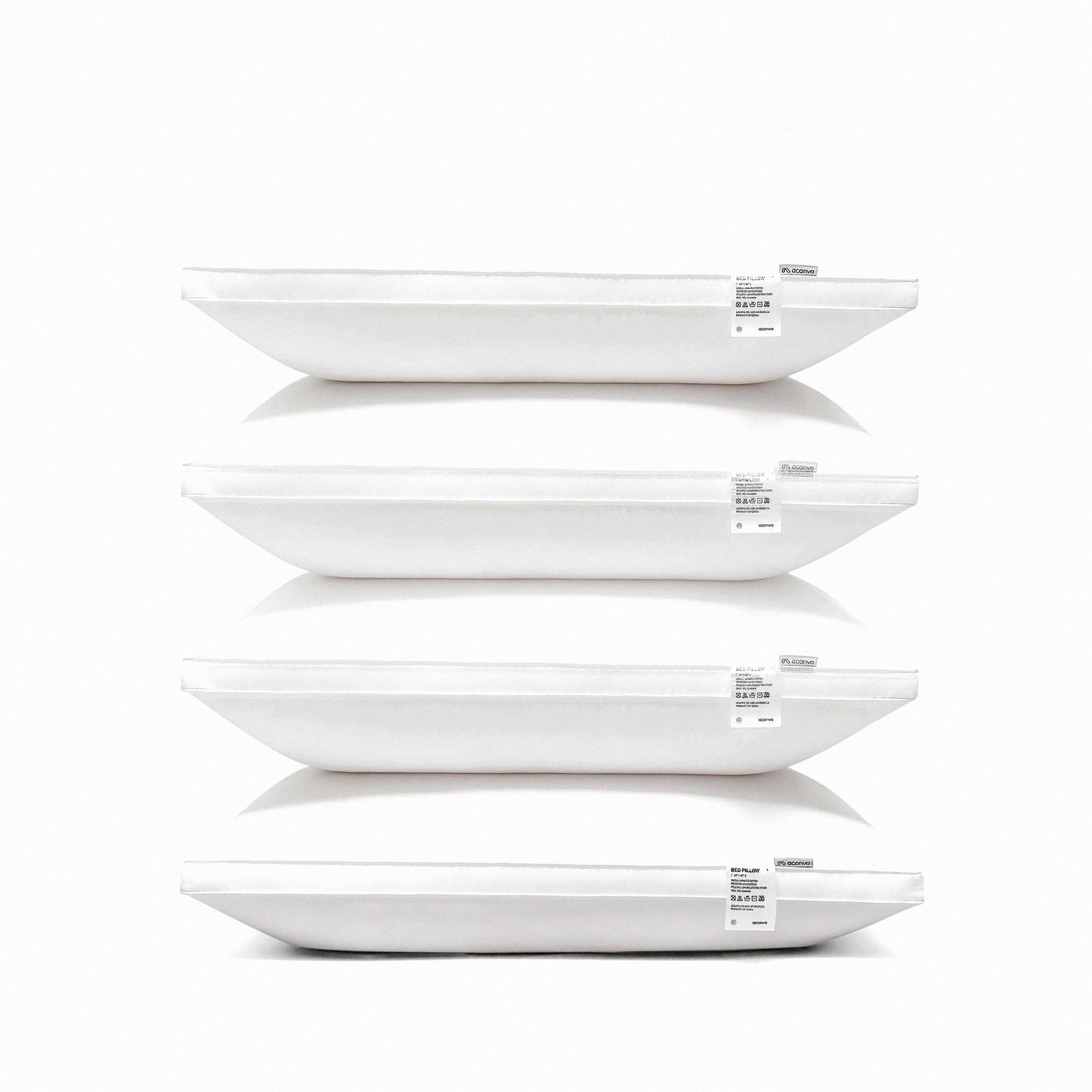 ArcticDream Cooling Pillows - 4 Pack Luxury Hotel Quality with Premium DownLike Filling for Back, Stomach or Side Sleepers - Soft & Comfortable - Standard Size White Set of 4