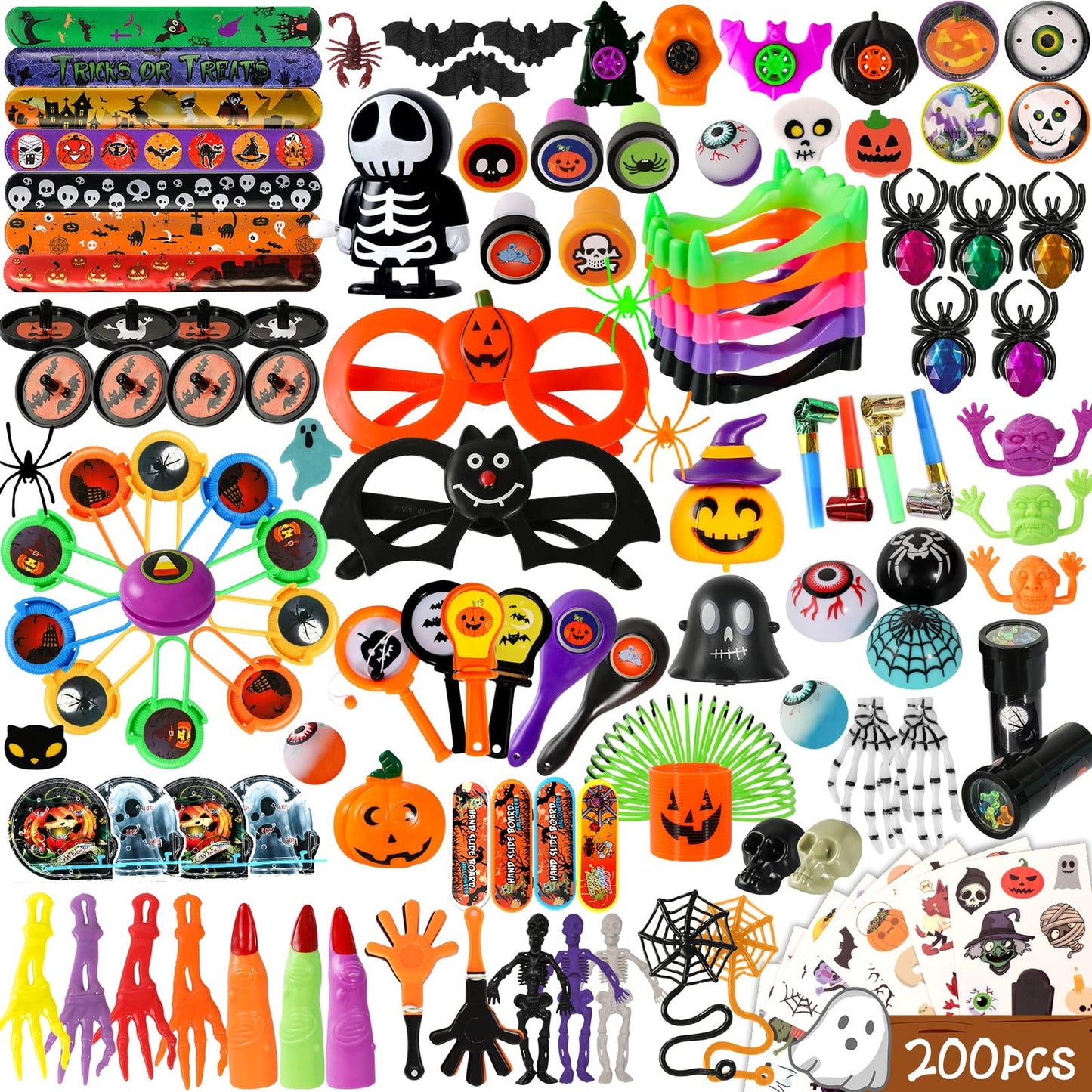 Party Fun Pack - 200 Piece Toy Assortment for Kids and Adults. Includes Game Prizes, Treasure Box Toys, Fidget Toys, and Birthday Gifts. Perfect for Clrooms!