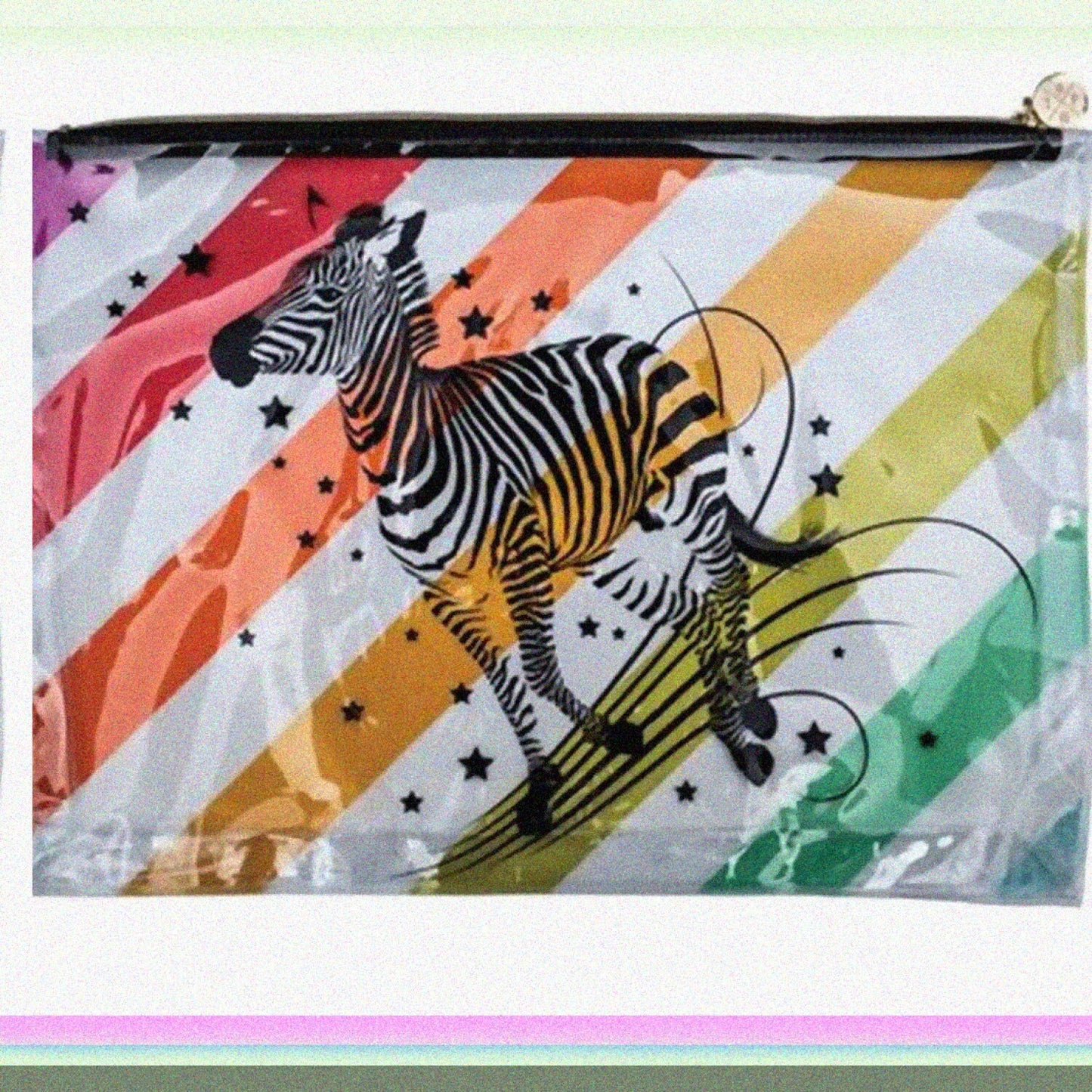Zebra Read Between The Lines Large Bag