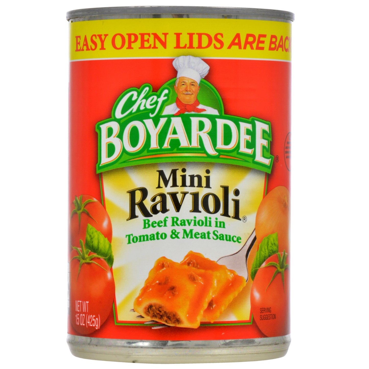 Chef Boyardee Mini Ravioli's, 15 oz. Cans (Pack of 12)
