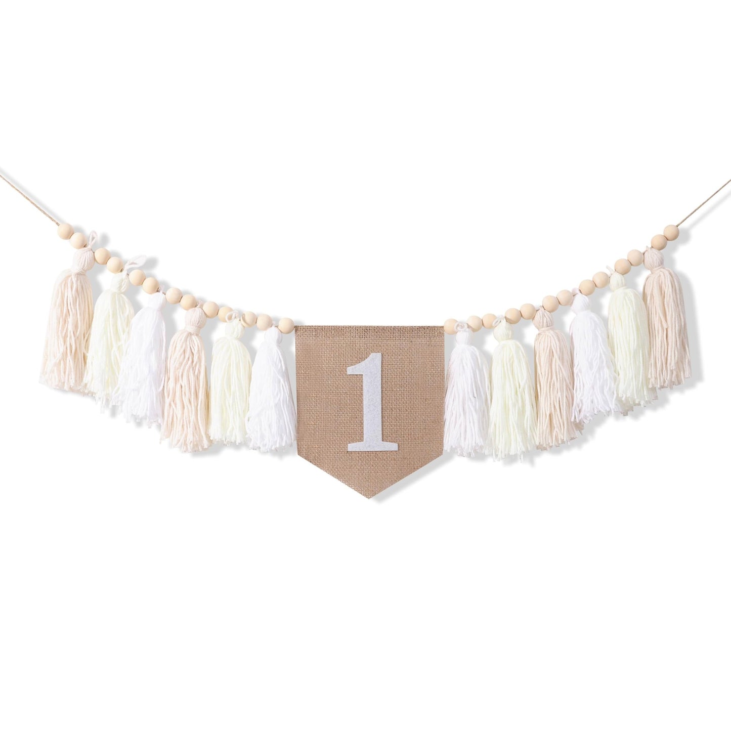 First Birthday Pink High Chair Banner for Girl Party