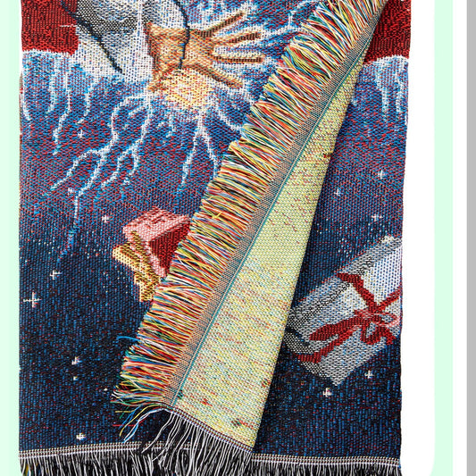 Vacation Adventure Woven Tapestry Throw Blanket - 48x60 Inches, Iconic Chevy Design