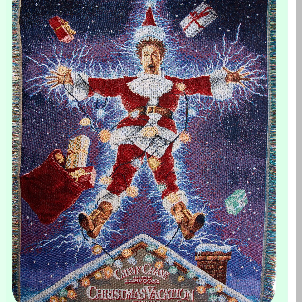 Vacation Adventure Woven Tapestry Throw Blanket - 48x60 Inches, Iconic Chevy Design