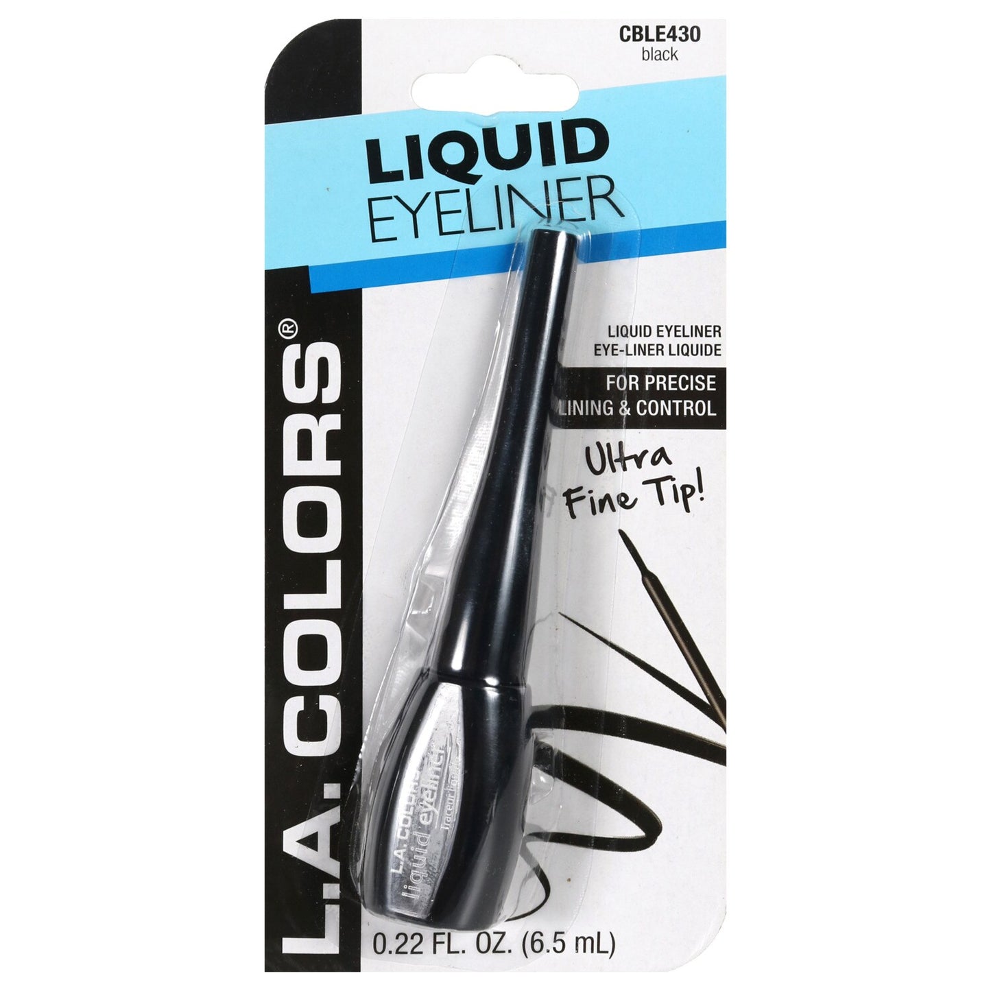 L.A. Colors Expressions Liquid Eyeliner, 0.22 oz. Tubes (Pack of 36)
