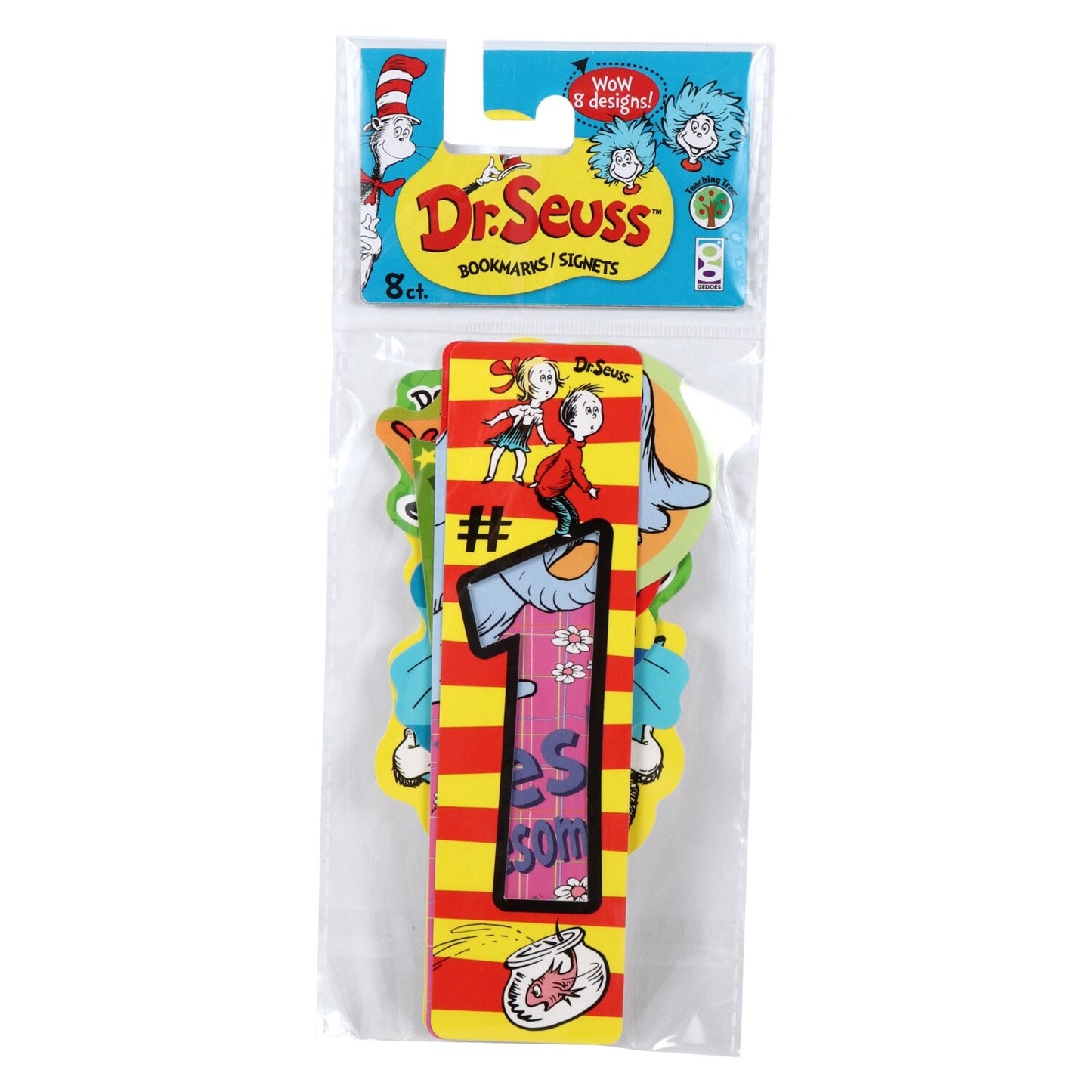 Teaching Tree Dr. Seuss Paper Bookmarks, 8-ct. Packs (Pack of 24)