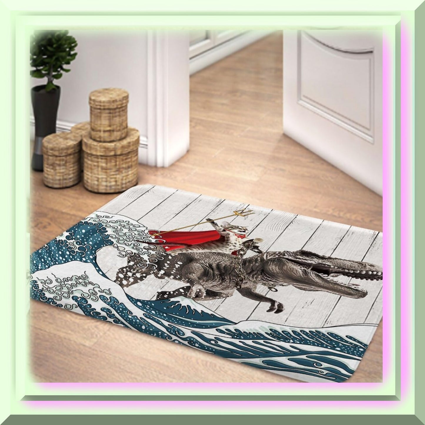 Cat Bathroom Rug 17x29 Inch