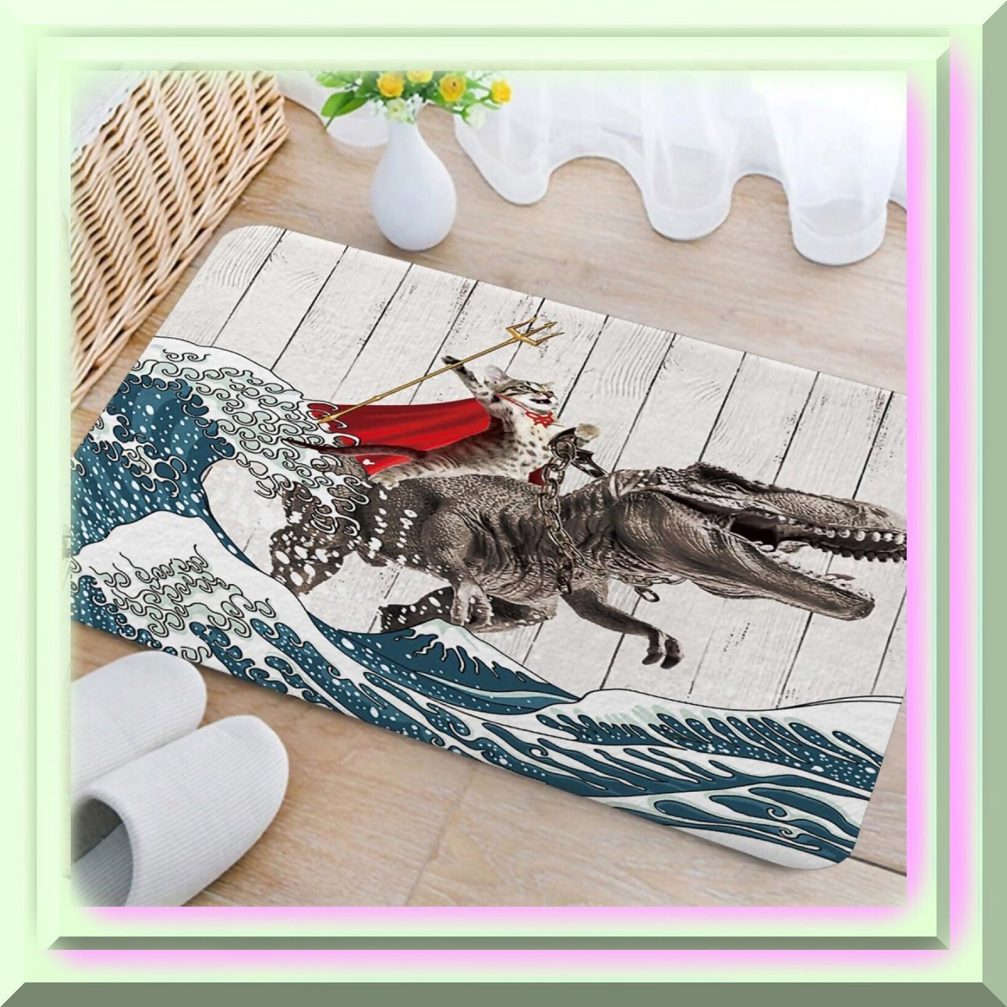 Cat Bathroom Rug 17x29 Inch