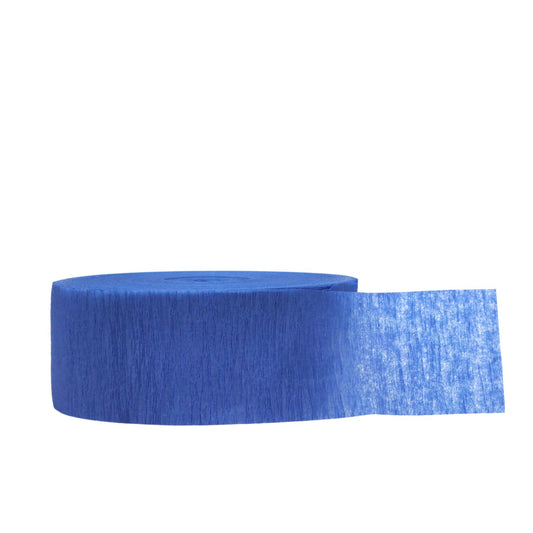Blue Crepe Paper Streamer, 175-ft. x 1.75-in. (Pack of 24)
