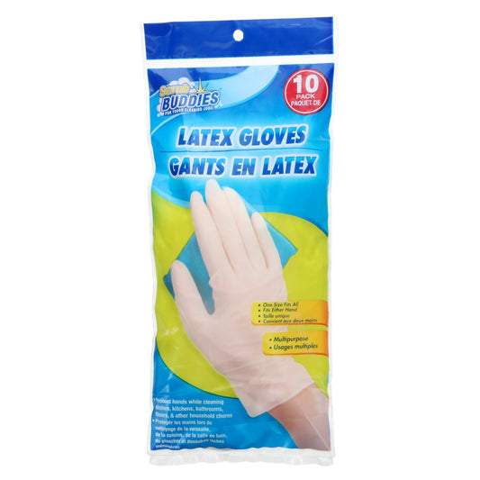 Scrub Buddies Latex Gloves, 10-ct. (Pack of 24)