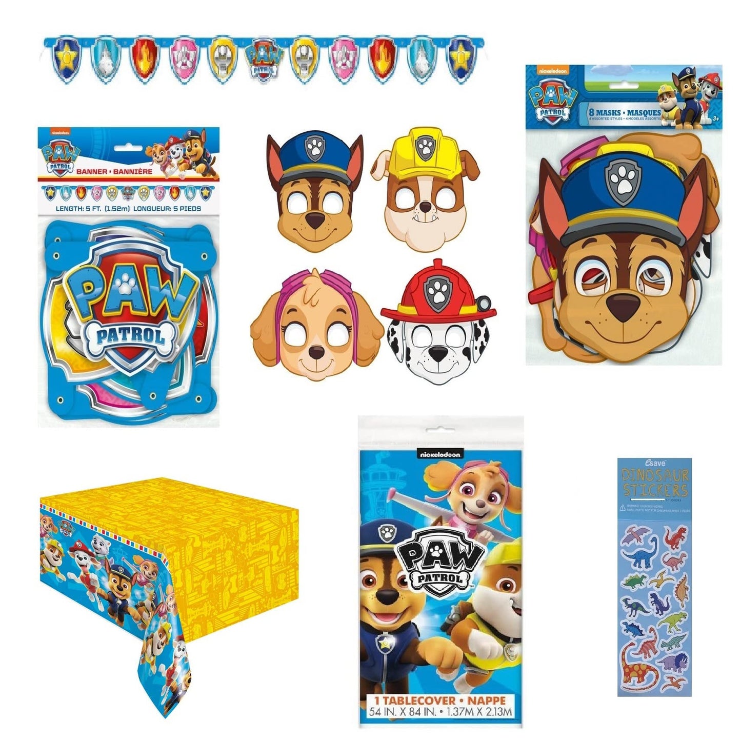 Paw Patrol Birthday Party Supplies and Decorations