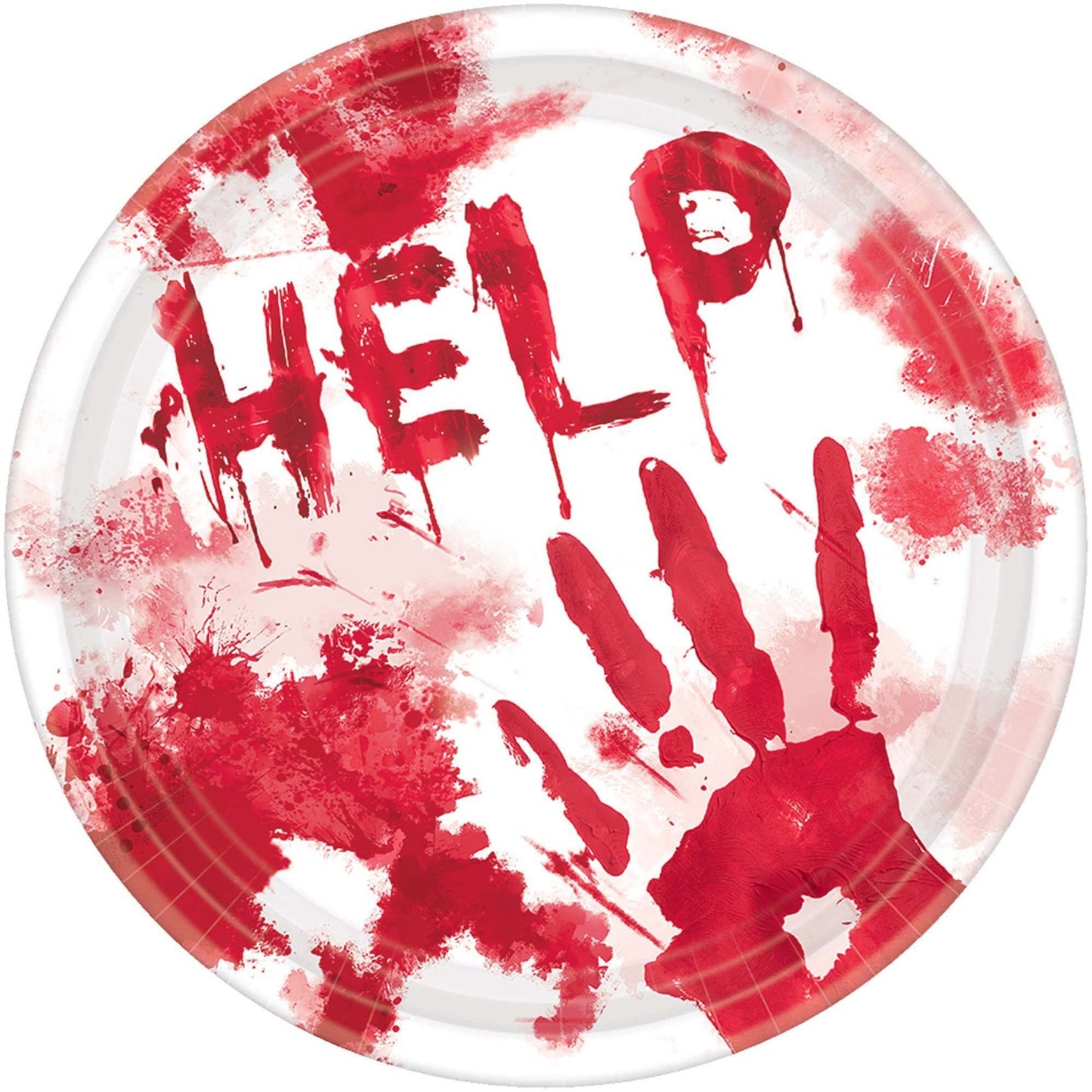 Bloody Good Time 7" Paper Plates, 18 Pack